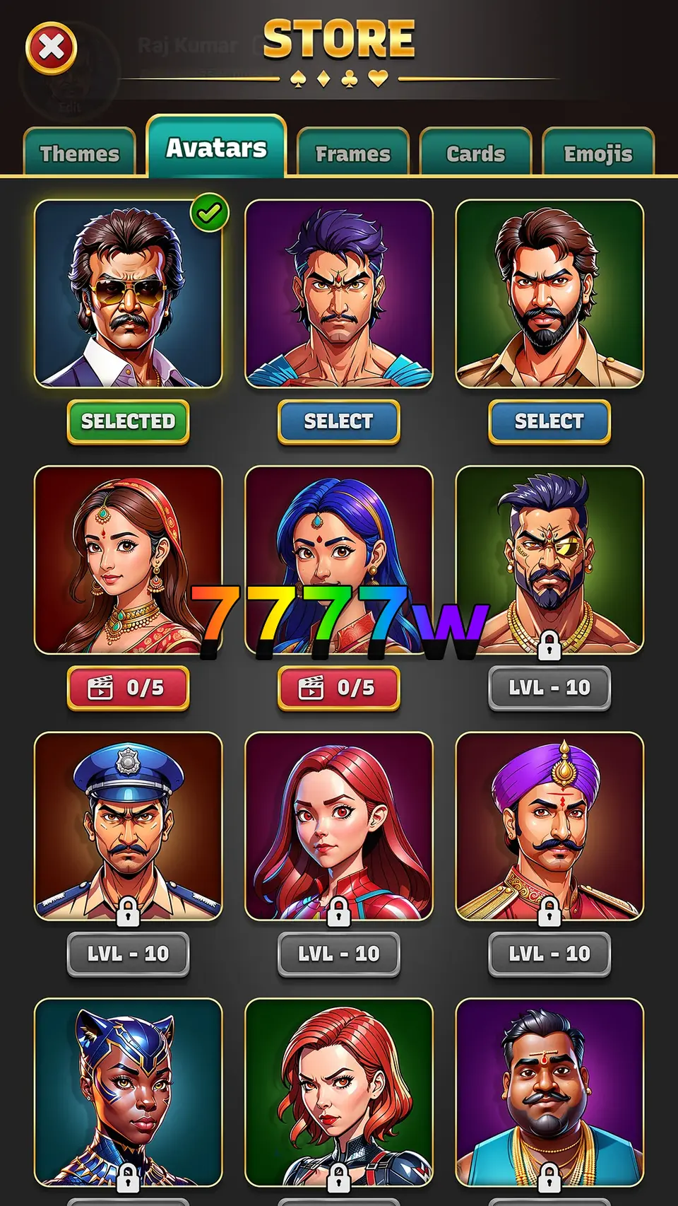 7777w Masuk